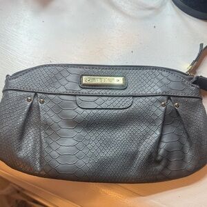 Relic Gray Snake Pattern Wristlet